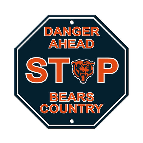 Chicago Bears Stop Sign