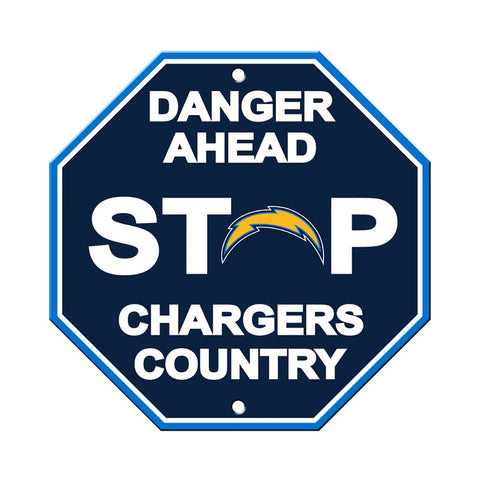 Los Angeles Chargers Stop Sign