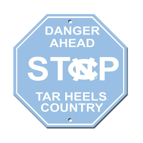 North Carolina Tar Heels Stop Sign