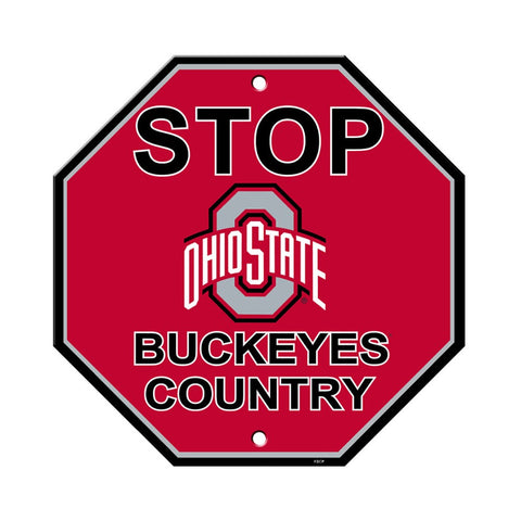 Ohio State Buckeyes Stop Sign