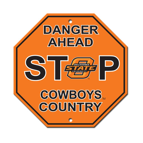 Oklahoma State Cowboys Stop Sign