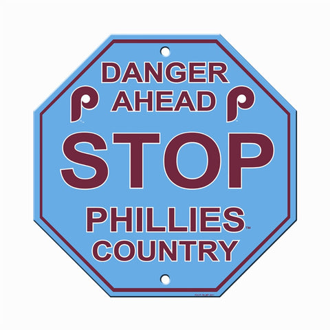 Philadelphia Phillies Retro Stop Sign