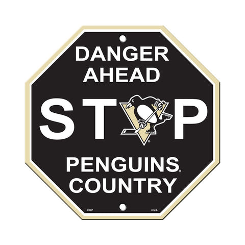 Pittsburgh Penguins Stop Sign