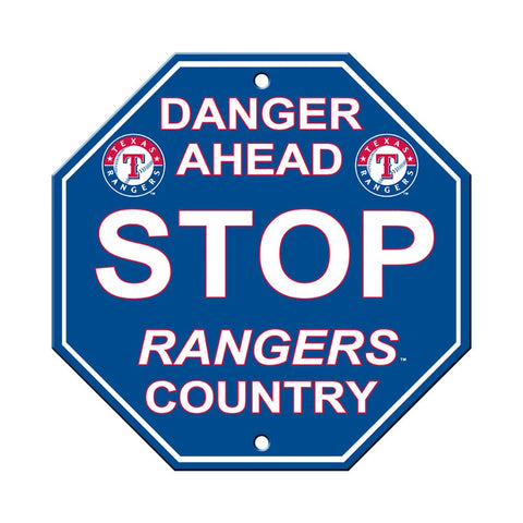 Texas Rangers Stop Sign