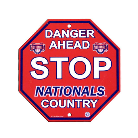 Washington Nationals Stop Sign