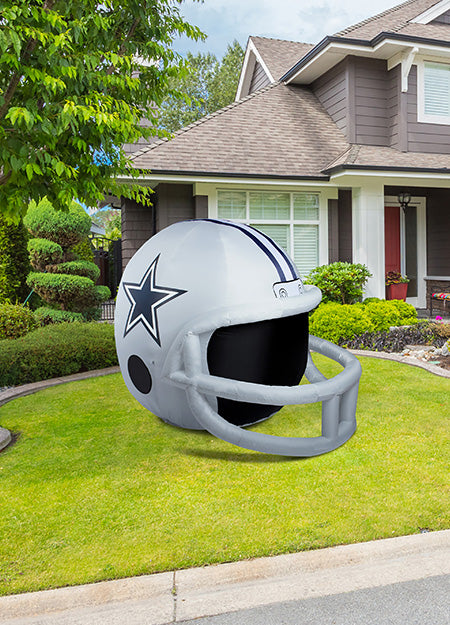 dallas cowboy motorcycle helmet Dallas Cowboys Team Inflatable Lawn Helmet – Fan Treasures