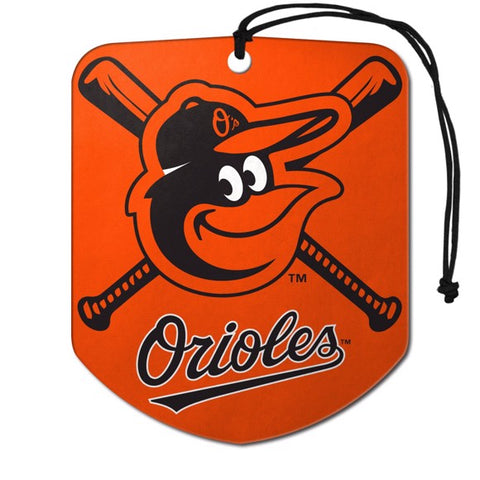 Baltimore Orioles 2 Pack Air Freshener - Shield