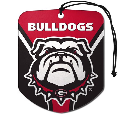 Georgia Bulldogs 2 Pack Air Freshener - Shield