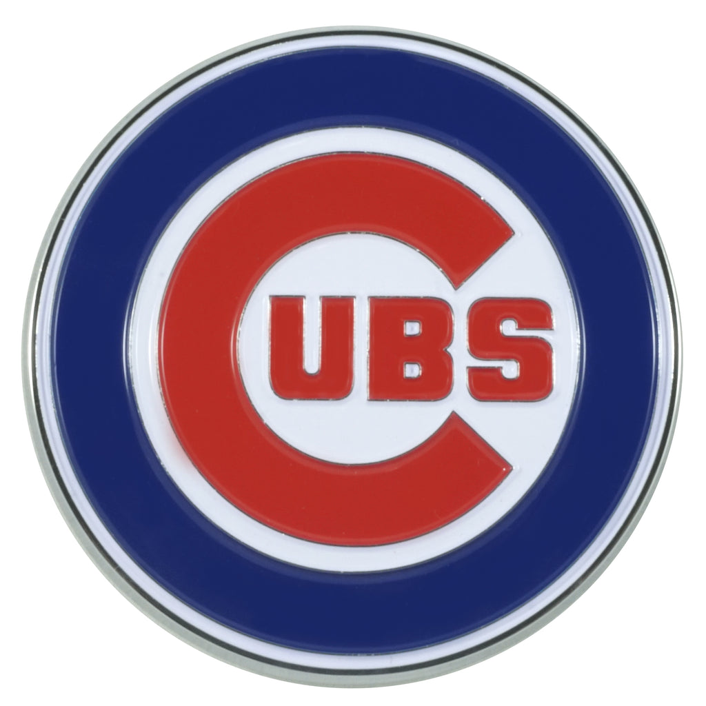 Chicago Cubs Metal Auto Emblem - Color