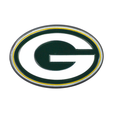 Green Bay Packers Metal Auto Emblem - Color