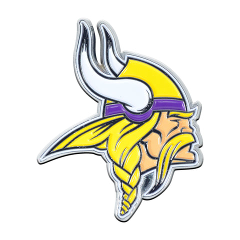 Minnesota Vikings Metal Auto Emblem - Color