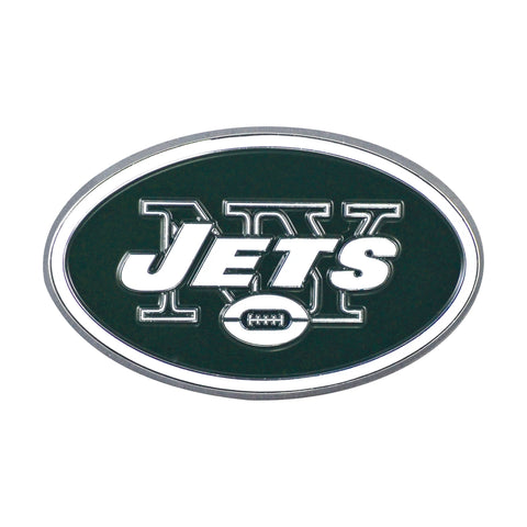 New York Jets Metal Auto Emblem - Color