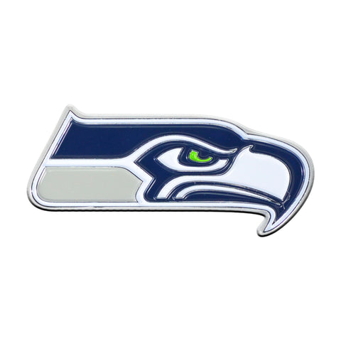 Seattle Seahawks Metal Auto Emblem - Color