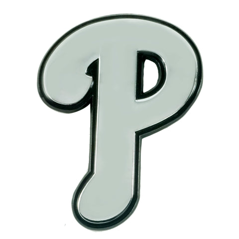 Philadelphia Phillies Metal Auto Emblem - Chrome