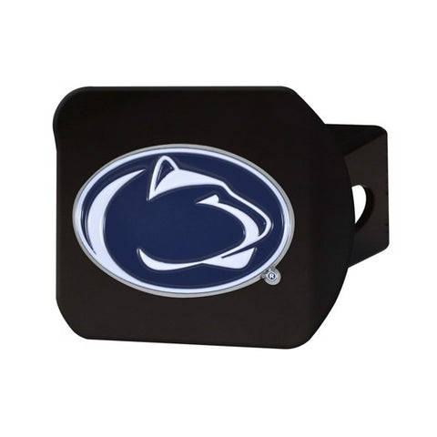 Penn State Nittany Lions Metal Hitch Cover - Black w/ Color