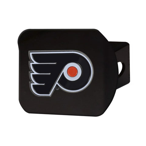 Philadelphia Flyers Metal Hitch Cover - Black w/ Color