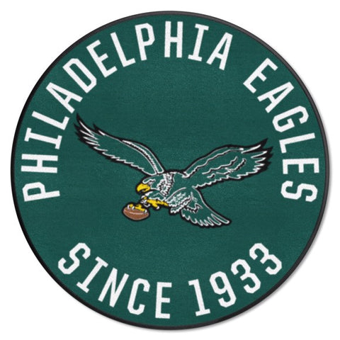 Philadelphia Eagles Retro 27" Roundel Floor Mat