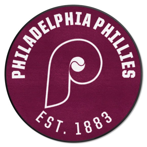 Philadelphia Phillies Retro 27" Roundel Floor Mat