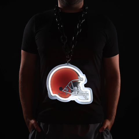 Cleveland Browns 10" Neon Light Up Big Logo Fan Chain