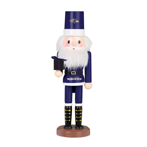 Baltimore Ravens 10" Santa Nutcracker