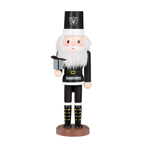 Las Vegas Raiders 10" Santa Nutcracker