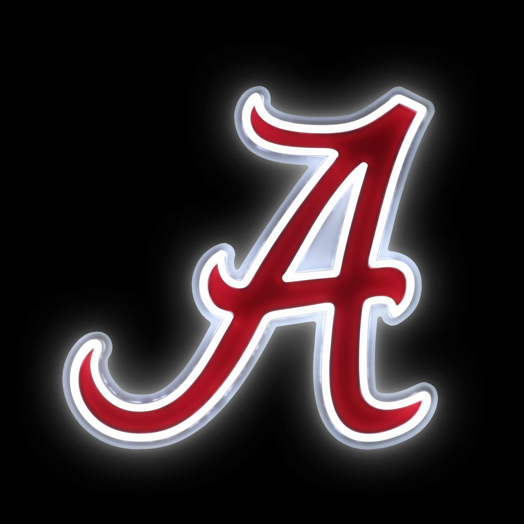 Alabama Crimson Tide 15" Neon Light Up Team Logo Sign