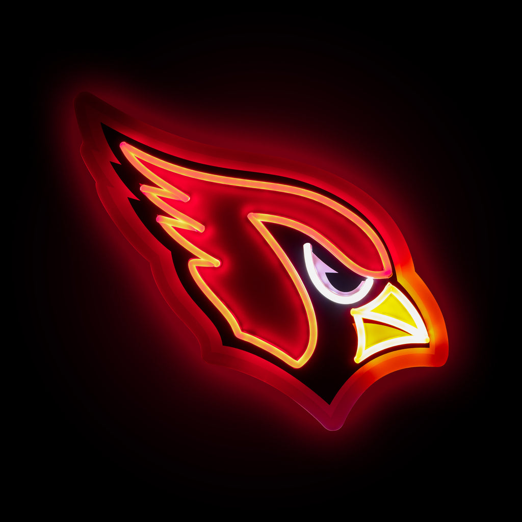 Arizona Cardinals 15" Neon Light Up Team Logo Sign