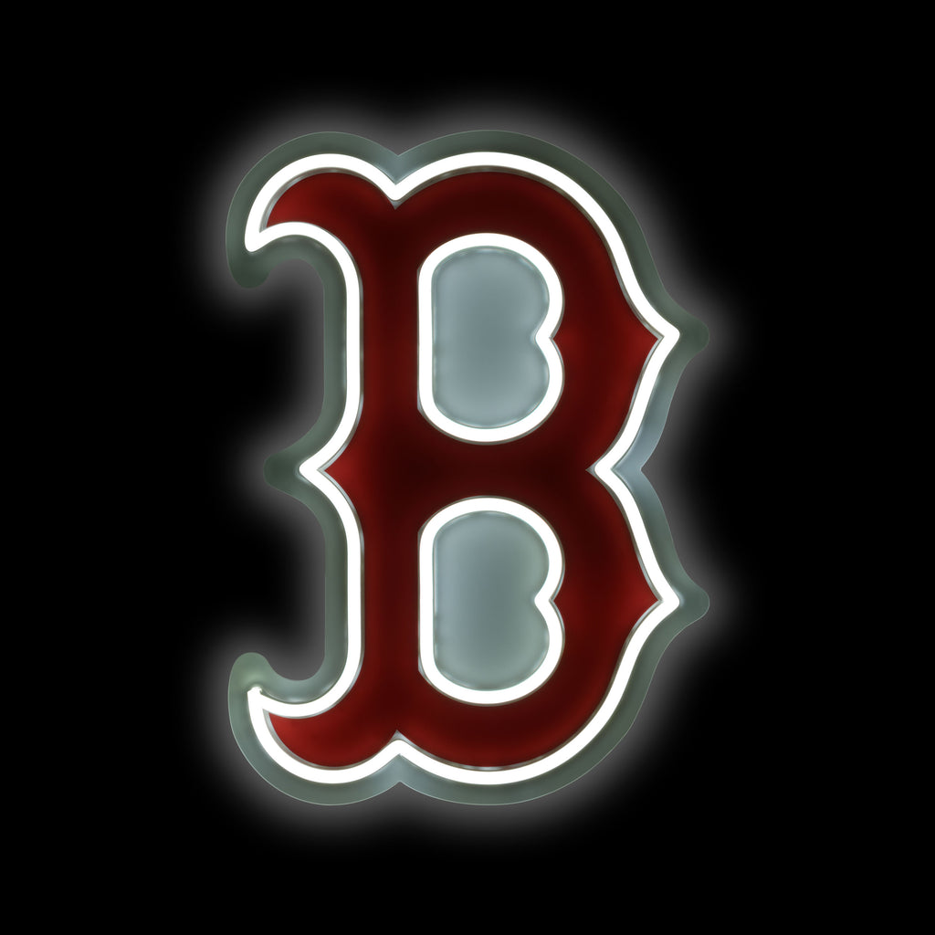 Boston Red Sox 15" Neon Light Up Team Logo Sign