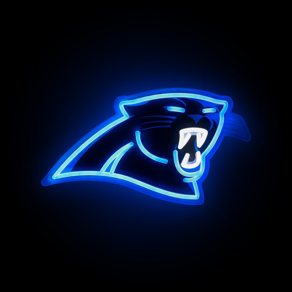 Carolina Panthers 15" Neon Light Up Team Logo Sign