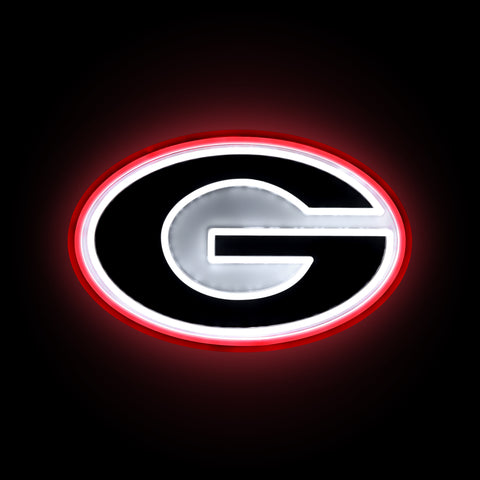 Georgia Bulldogs 15" Neon Light Up Team Logo Sign