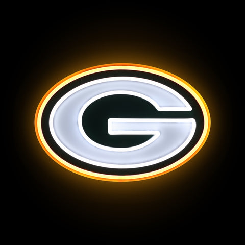 Green Bay Packers 15" Neon Light Up Team Logo Sign