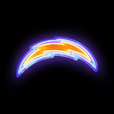 Los Angeles Chargers 15" Neon Light Up Team Logo Sign
