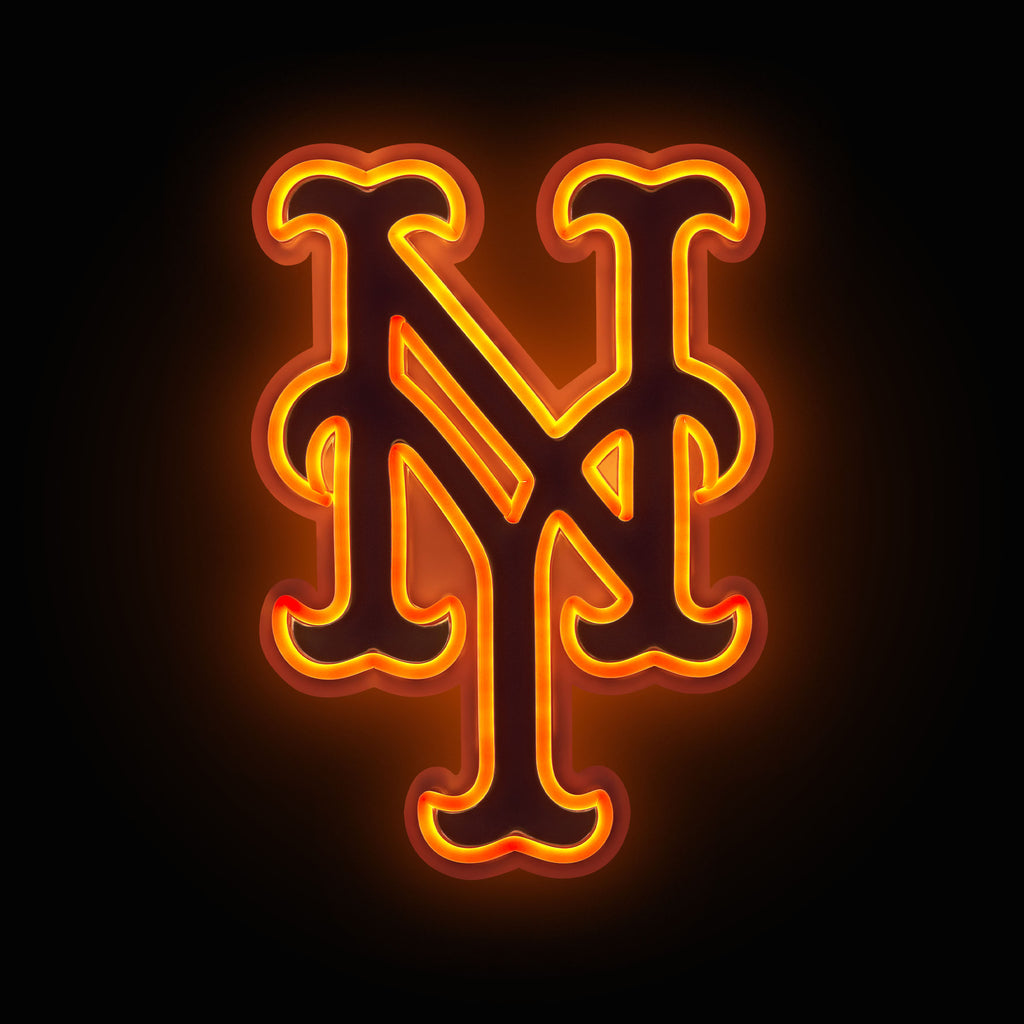 New York Mets 15" Neon Light Up Team Logo Sign