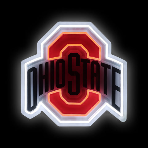 Ohio State Buckeyes 15" Neon Light Up Team Logo Sign