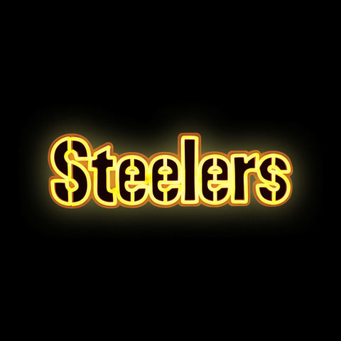 Pittsburgh Steelers 15" Neon Light Up Team Logo Sign