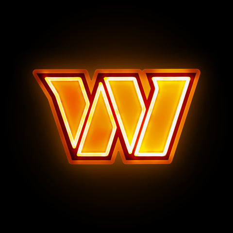 Washington Commanders 15" Neon Light Up Team Logo Sign