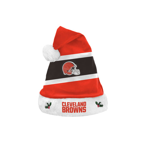 Cleveland Browns Embroidered Colorblock Santa Hat