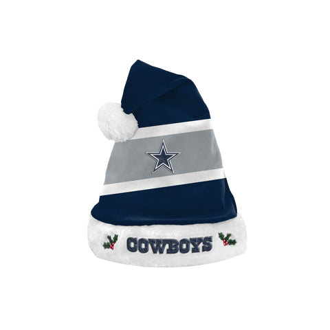 Dallas Cowboys Embroidered Colorblock Santa Hat