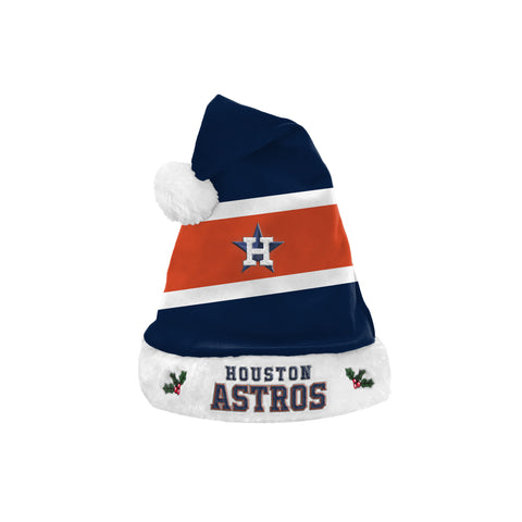 Houston Astros Embroidered Colorblock Santa Hat