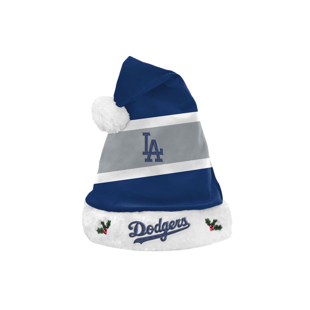 Los Angeles Dodgers Embroidered Colorblock Santa Hat