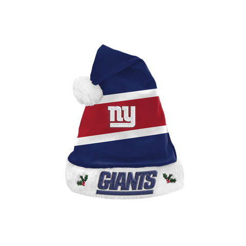 New York Giants Embroidered Colorblock Santa Hat