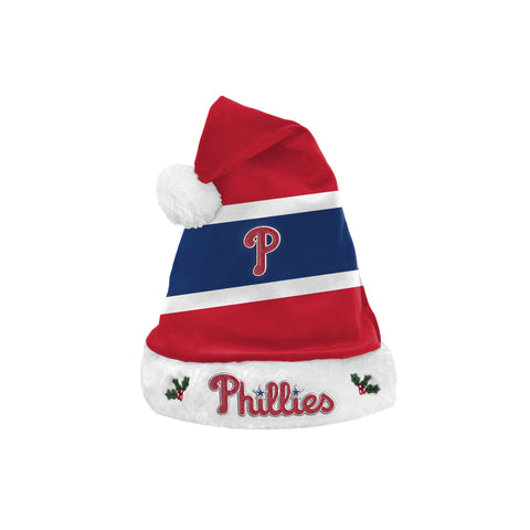 Philadelphia Phillies Embroidered Colorblock Santa Hat