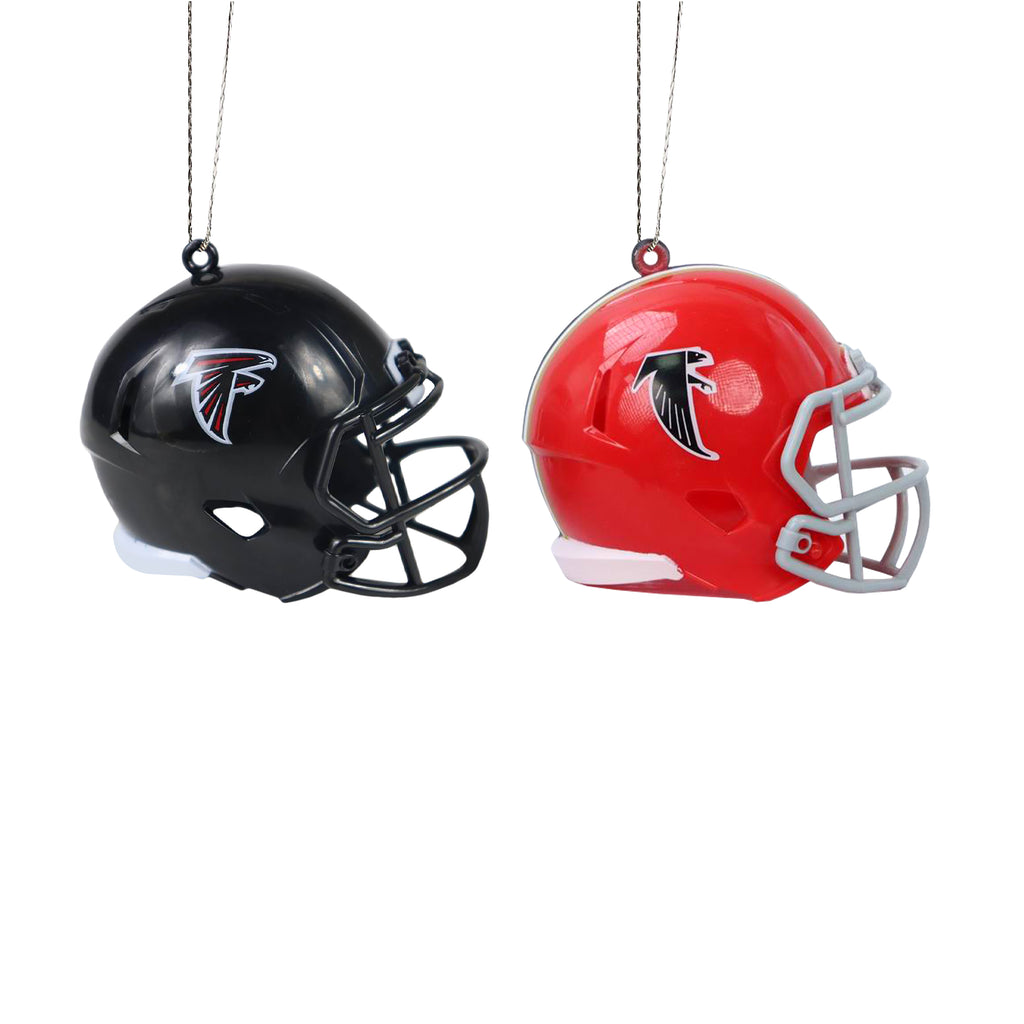Atlanta Falcons 2 Pack Plastic Helmet Ornament