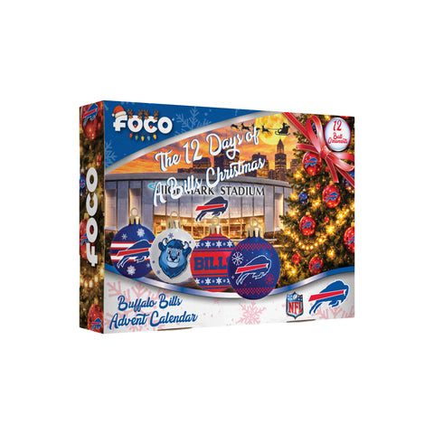 Buffalo Bills Glass Ball Ornament Advent Calendar