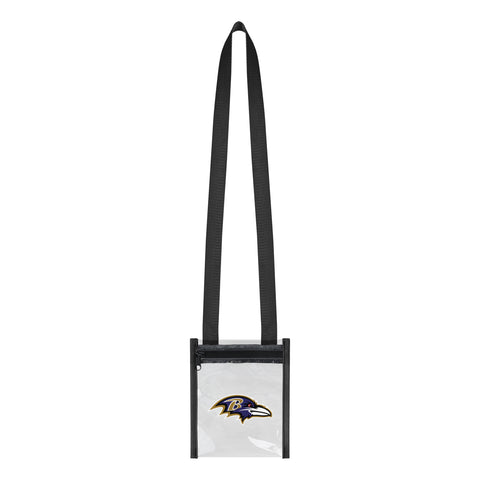 Baltimore Ravens Clear Crossbody Tote Bag