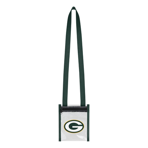 Green Bay Packers Clear Crossbody Tote Bag