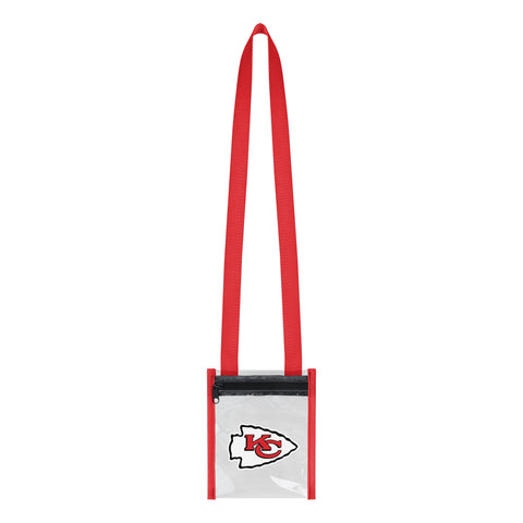 Kansas City Chiefs Clear Crossbody Tote Bag