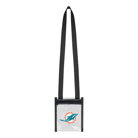 Miami Dolphins Clear Crossbody Tote Bag