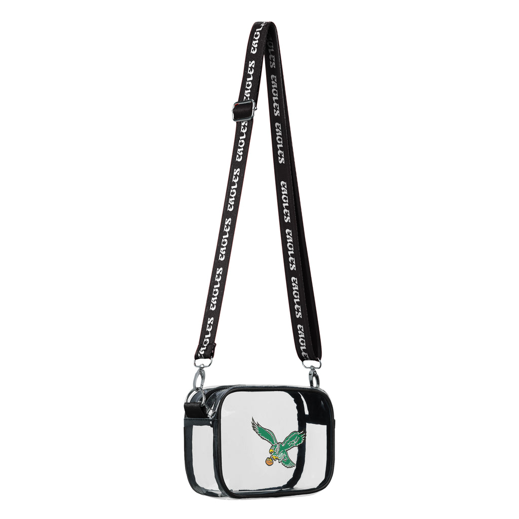 Philadelphia Eagles Retro Clear Camera Bag