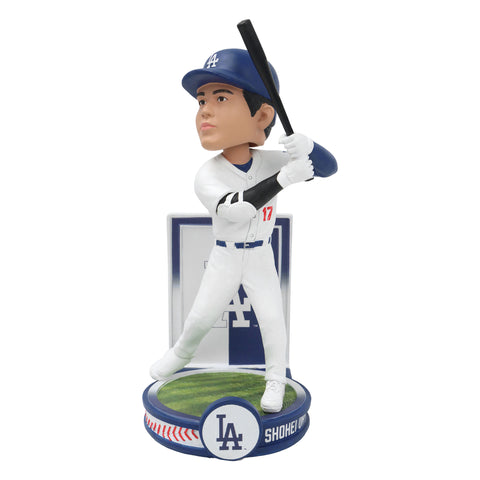 Shohei Ohtani Los Angeles Dodgers Hitting 8" Banner Series Bobble - Home